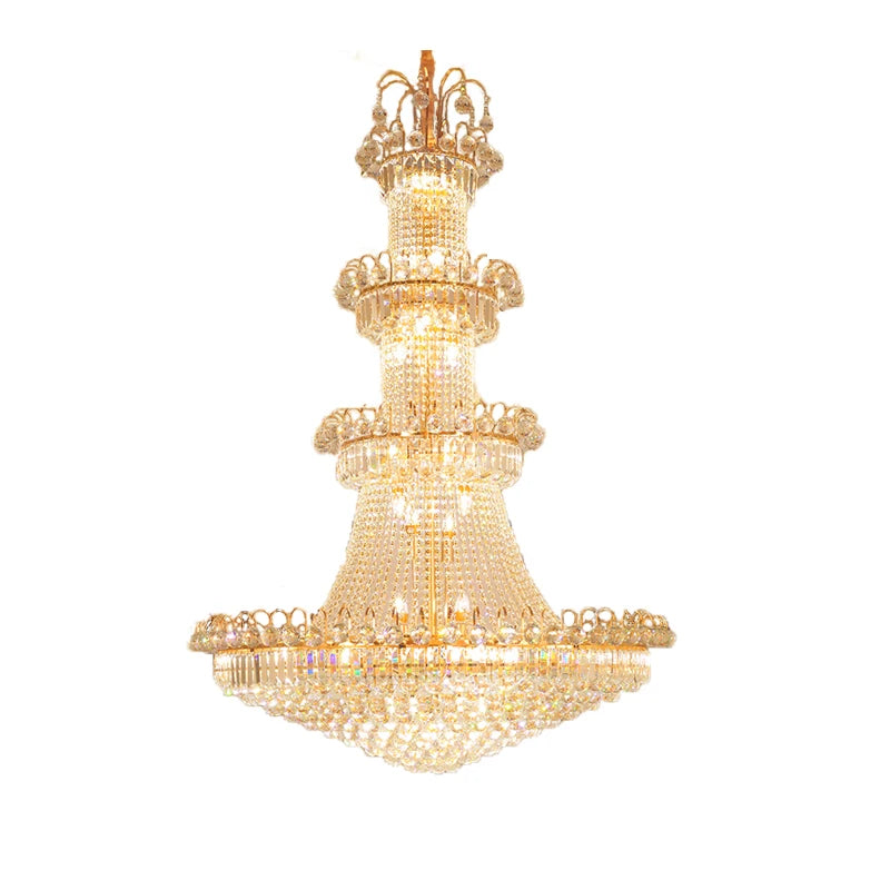 Lampadario di cristallo a 2 livelli, D40 x H45 cm – dettaglio 5