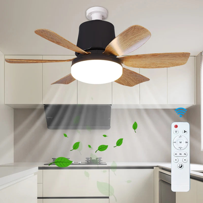 Ventilatore da soffitto intelligente E27 con modalità di attenuazione dell'altoparlante Telecomando a 3 – foto 6