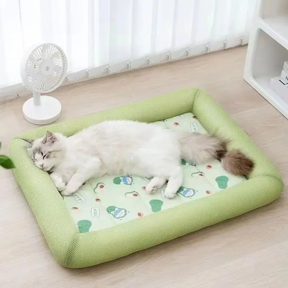 Cuccia Rinfrescante Quadrata per Cani e Gatti