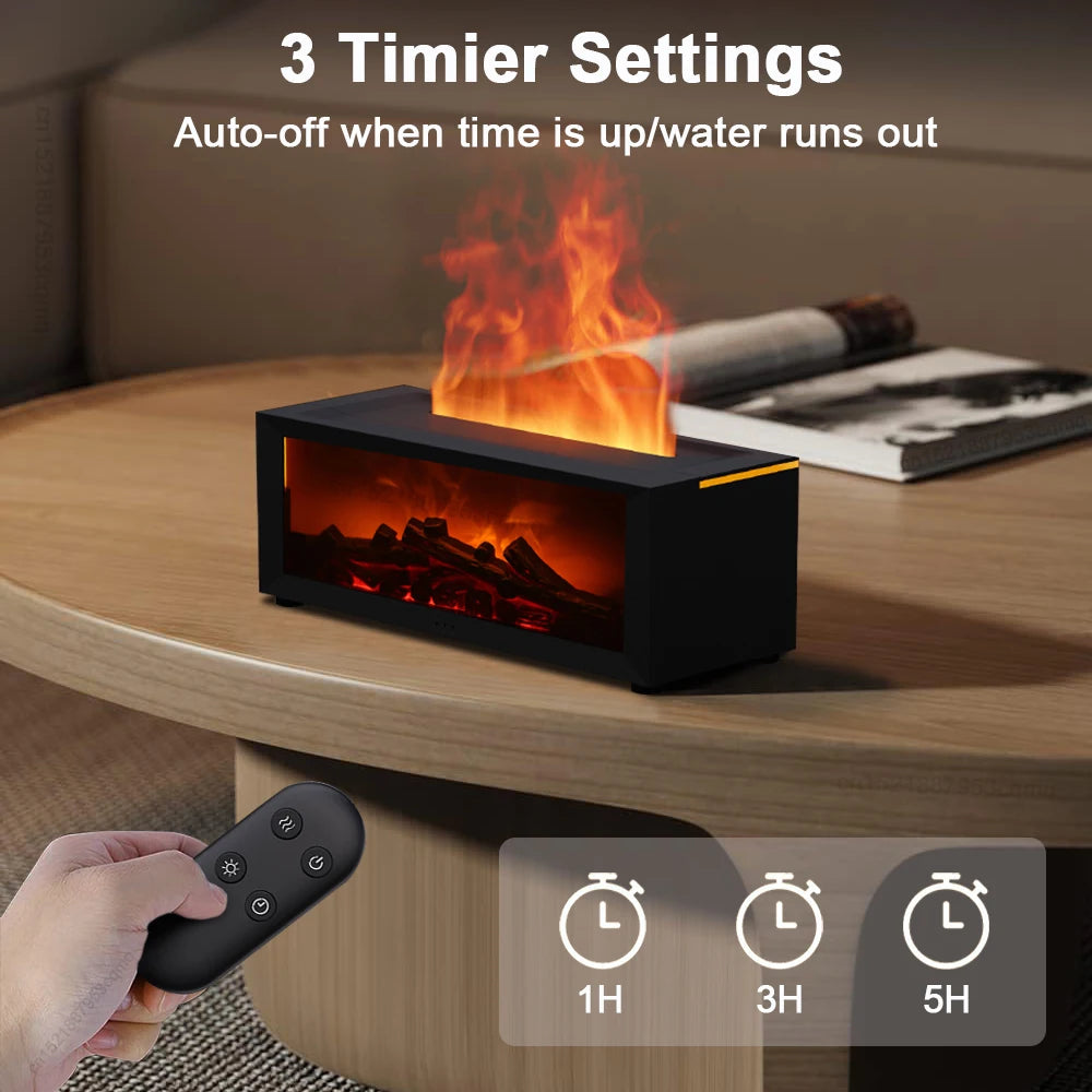 Umidificatore diffusore effetto fiamma con telecomando – dettaglio 3