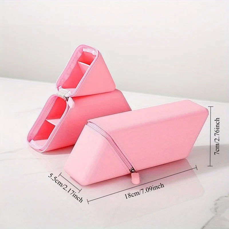 Astuccio in silicone pieghevole con supporto da scrivania – foto 7
