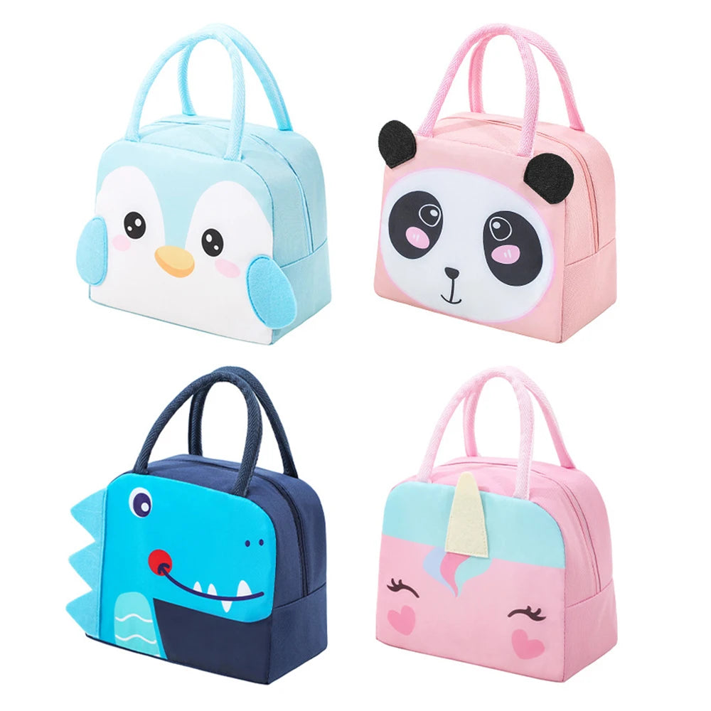 Borsa Termica Porta Pranzo per Bambini Fantasia Animali