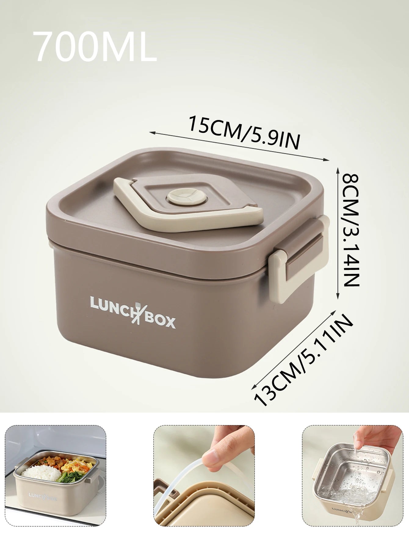 Set di Contenitori Bento Termici in Acciaio Inox – foto 7