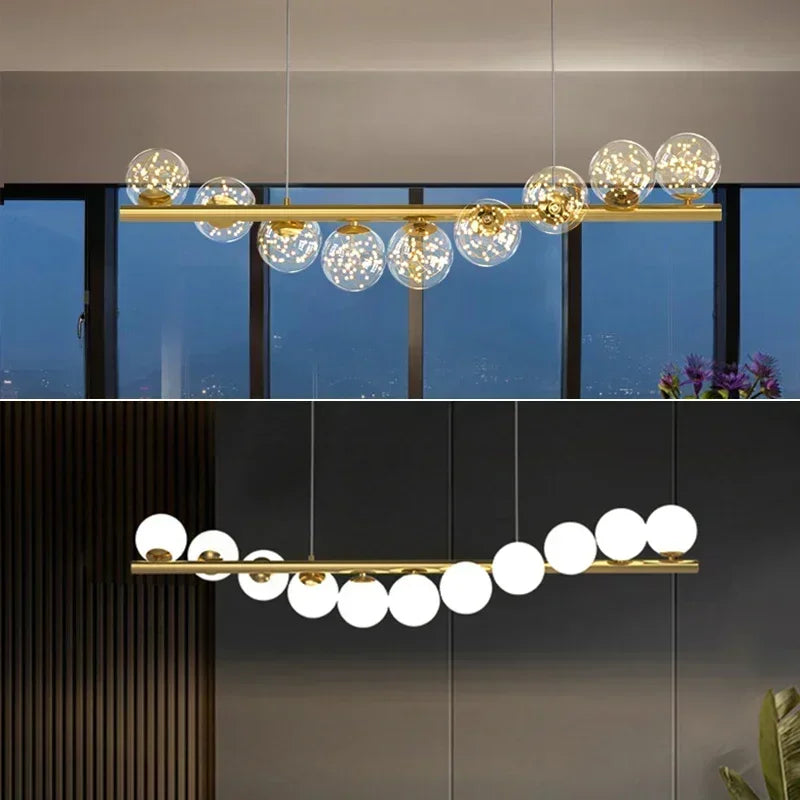 Lampadario a soffitto nordico per soggiorno cucina lampada da ufficio apparecchio di illuminazione a – foto 2