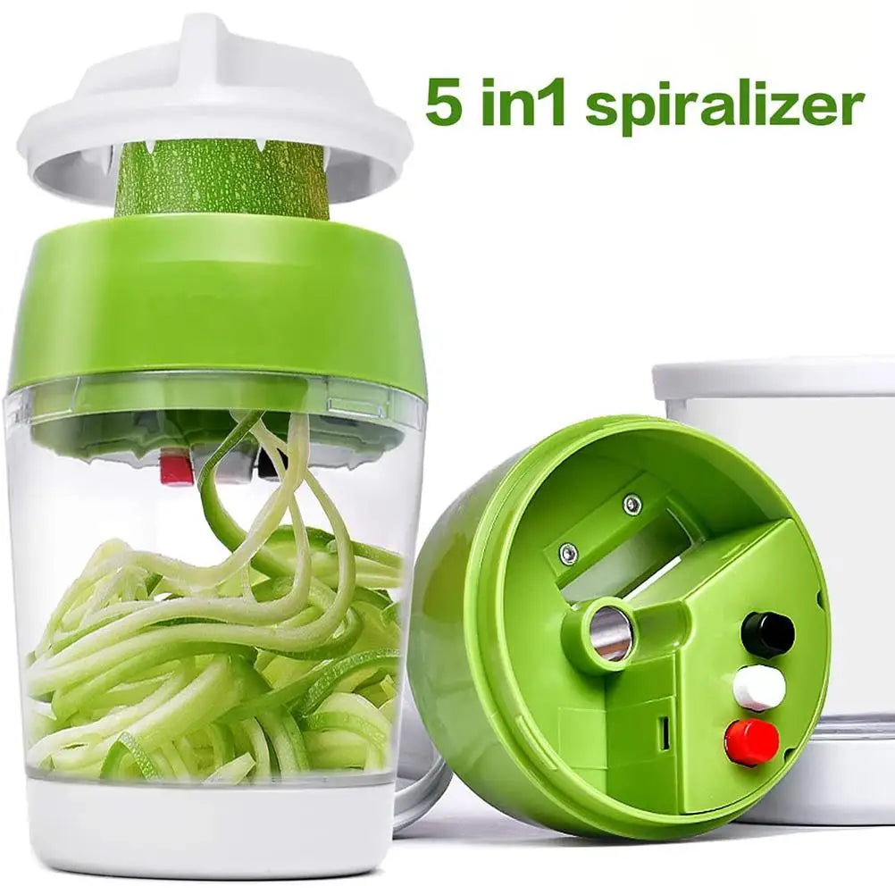 Tagliaverdure manuale a spirale per carote e zucchine – dettaglio 1