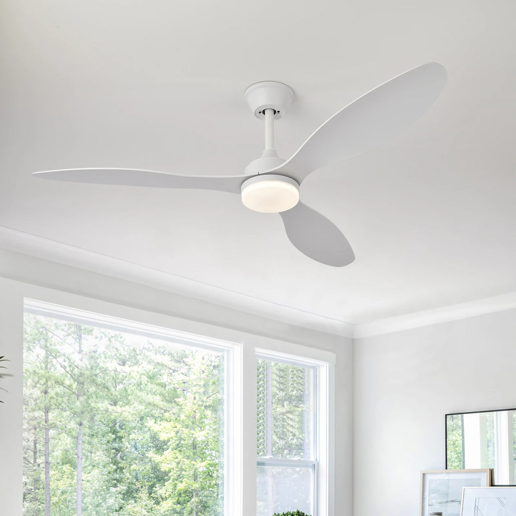 Ventilatore da soffitto con luce, ventilatore da soffitto a basso profilo da 25 pollici/42 pollici/52 pollici – foto 3