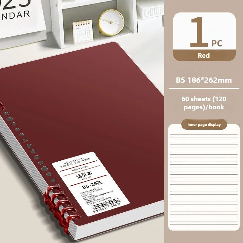 Quaderno B5 a spirale da 60 fogli, quattro colori – foto 6