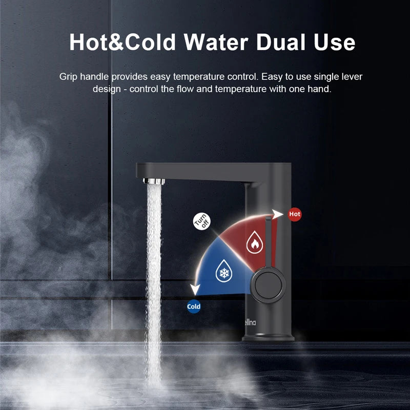 Rubinetto scaldabagno elettrico istantaneo per lavabo – dettaglio 2