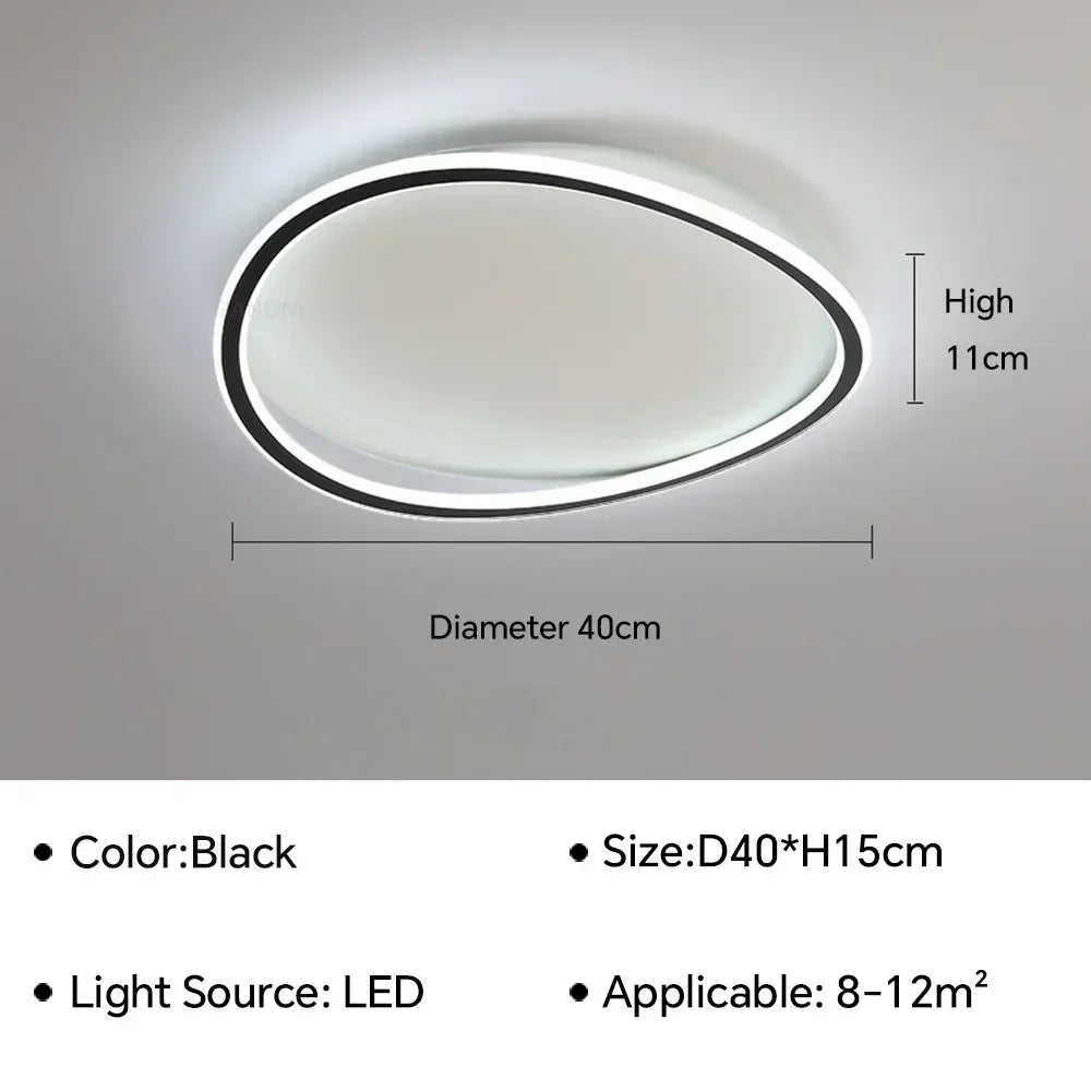 Lampadario a LED Moderno per Soggiorno, Sala da Pranzo, Camera da Letto, Stanza dei Bambini, Studio – foto 12