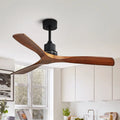 Ventilatore da soffitto 132 cm in legno, senza luce, motore DC – dettaglio 5