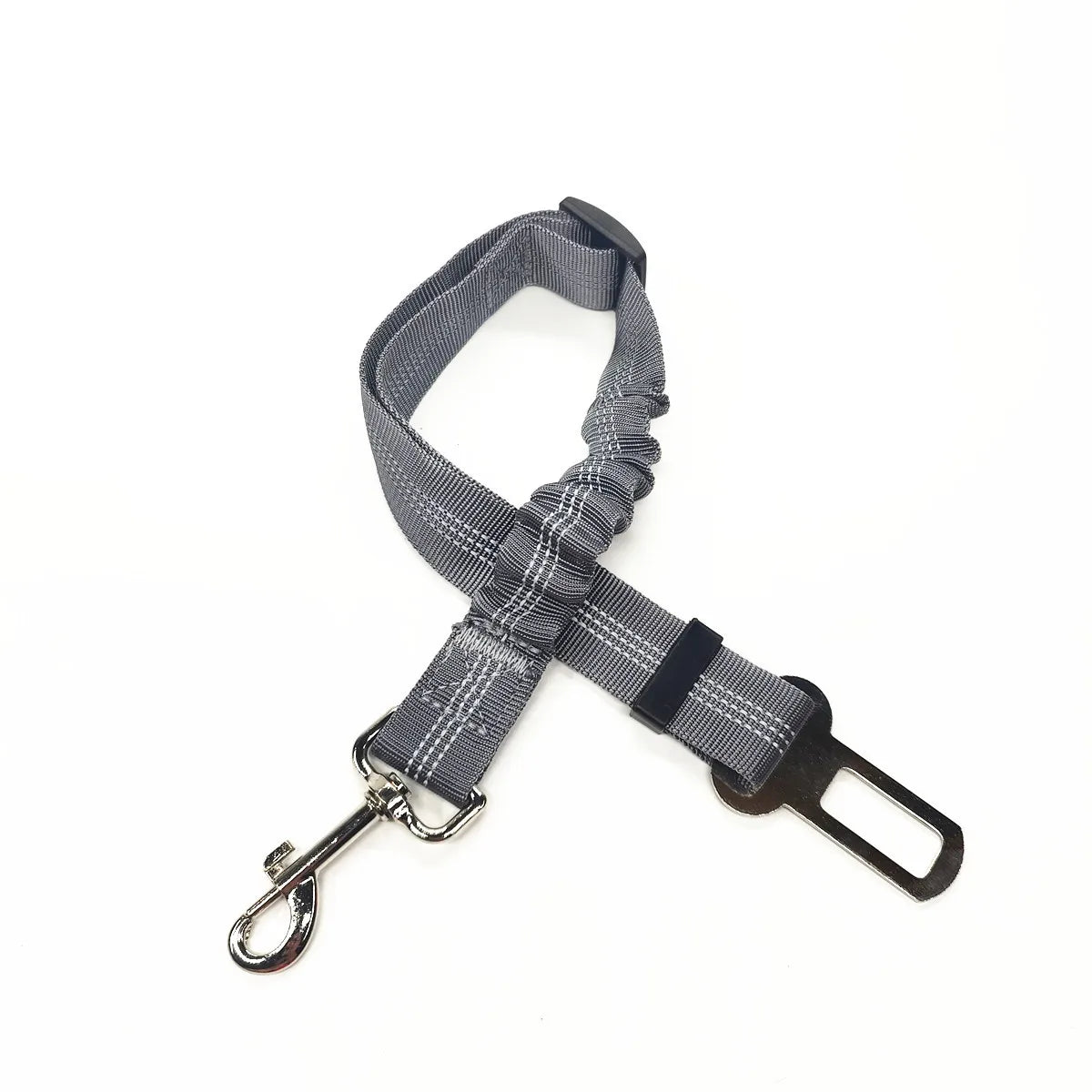 Imbracatura da auto per cani in nylon riflettente e regolabile – dettaglio 18