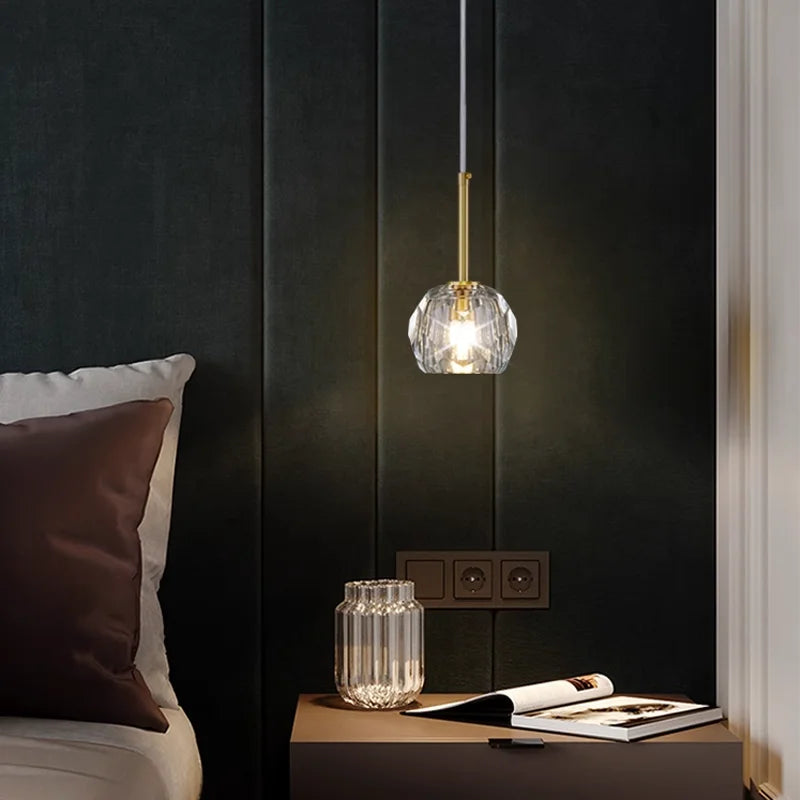 Lampadario di cristallo K9 Luci a LED Illuminazione per interni Decorazione della stanza Plafoniera per – foto 3