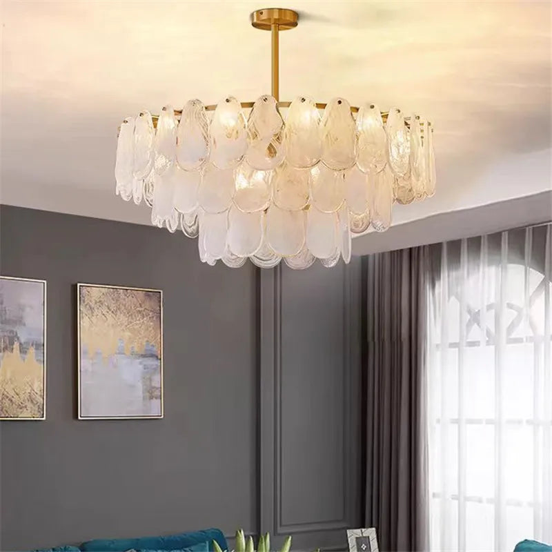 Lampadario a nuvola in vetro da 40 a 80 cm, anche applique – dettaglio 2