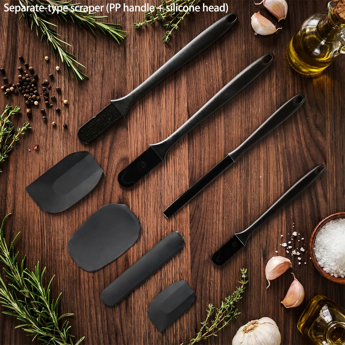 Set 6 Utensili da Cucina in Silicone per la Cottura