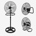 Ventilatore a piantana con 5 pale in metallo e 3 velocità – dettaglio 11
