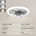 Ventilatore da soffitto moderno a LED con vento forte e silenzioso oscuramento remoto ventilatore da soffitto – foto 7