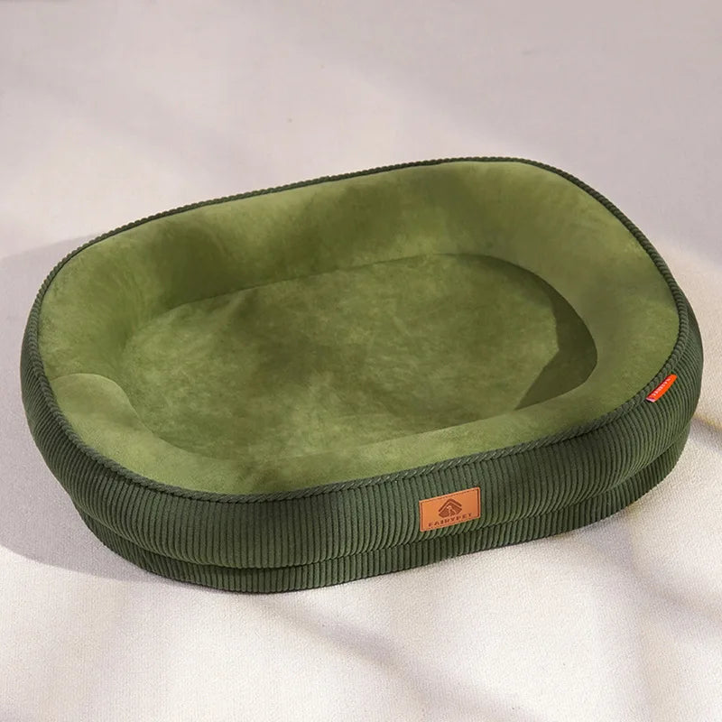 Letto per cani in velluto a coste con cuscino sfoderabile – dettaglio 8