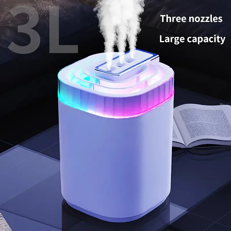 Umidificatore a ultrasuoni da 3 litri con luce notturna