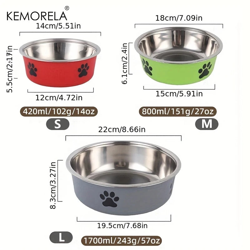 Ciotola antiscivolo in acciaio inox per cani e gatti – dettaglio 5