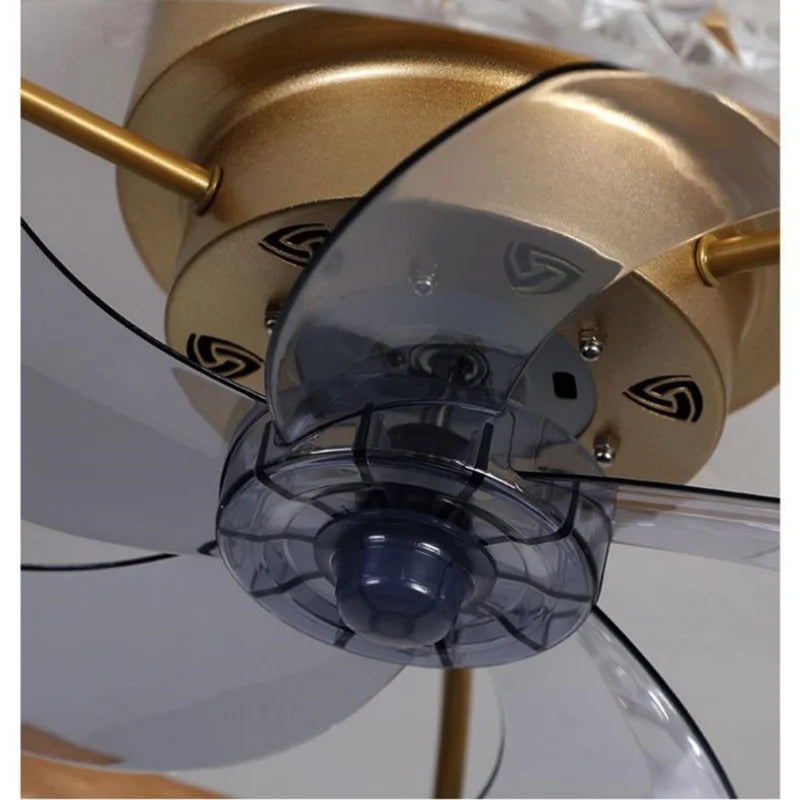 Ventilatore da soffitto con luce e motore DC, otto finiture – dettaglio 5