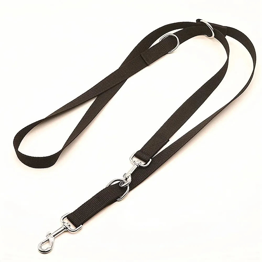 Guinzaglio per cani da esterno a mani libere, guinzaglio regolabile per addestramento e sicurezza, per passeggiate con animali domestici, 2,5 m