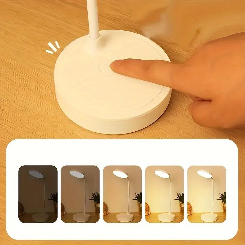 Lampada da Scrivania a LED Flessibile con Dimmer USB