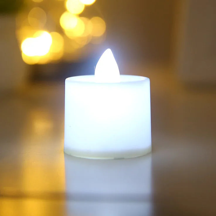 Candele LED tealight senza fiamma, set da 1, 6 o 12 pezzi – dettaglio 3