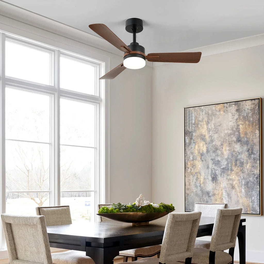 Lampadario con ventilatore e luce LED RGB, da 29 a 52 pollici – dettaglio 1