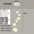 Lampadario nordico per scale e sale da pranzo, da 6 a 15 luci – dettaglio 10