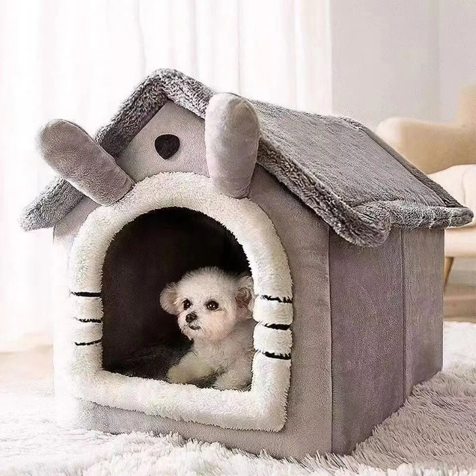 Cuccia a casetta lavabile per cani e gatti piccoli, 3 misure – dettaglio 5