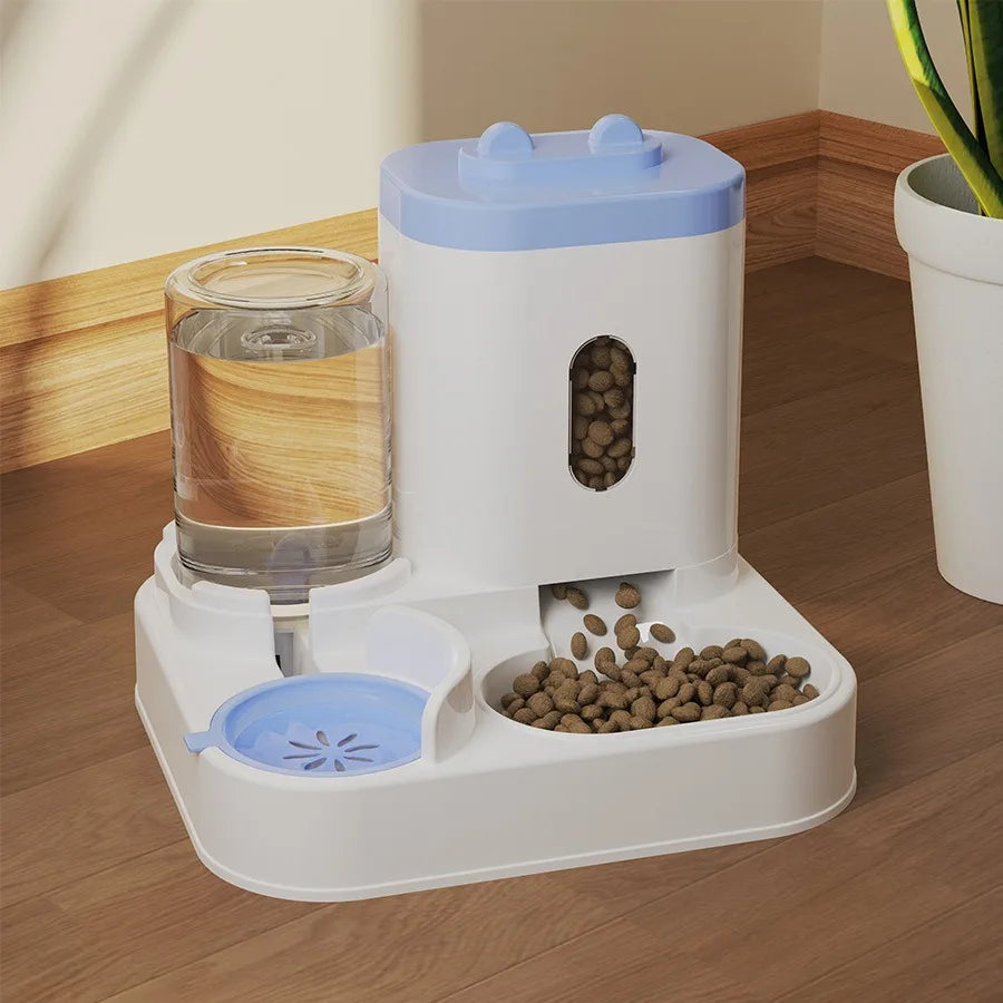 Distributore automatico di cibo e fontanella per cani e gatti – dettaglio 8