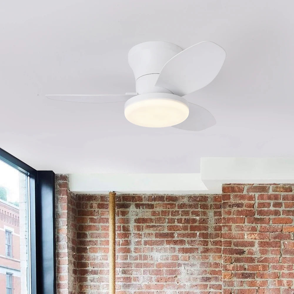 Ventilatore da soffitto 25 pollici, 3 pale con luce LED – dettaglio 1