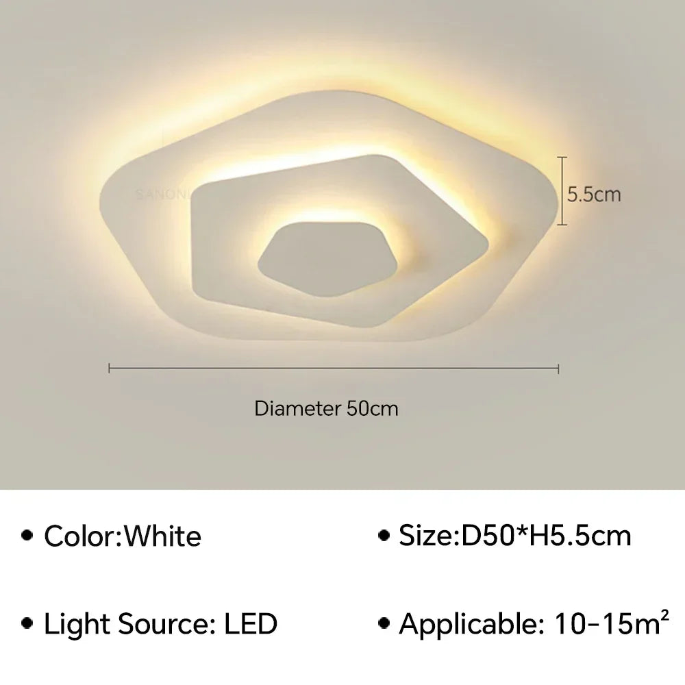 Lampadario moderno a soffitto a LED per soggiorno, sala da pranzo, camera da letto, bambini, sala studio, corridoio, decorazioni per la casa, apparecchio di illuminazione
