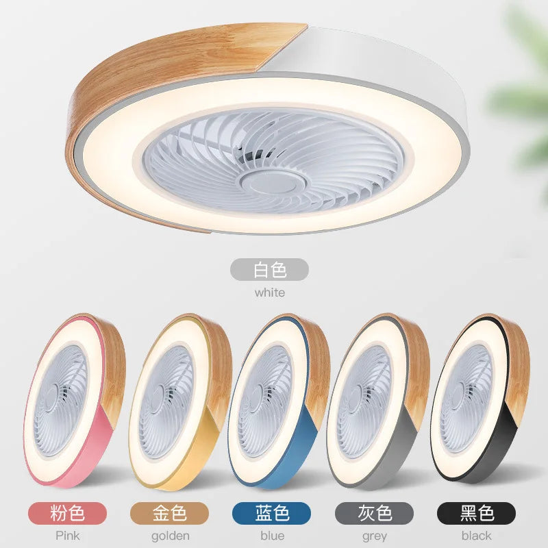 Ventilatore da soffitto invisibile con luce LED, 10 finiture – dettaglio 1