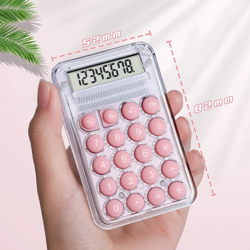 Calcolatrice mini tascabile silenziosa, 8 cifre – foto 7