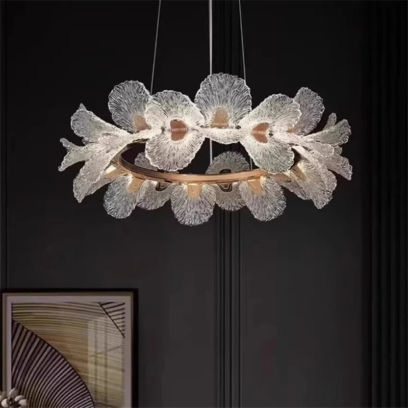 Lampada a sospensione LED a fiore, 50 o 60 cm – dettaglio 4