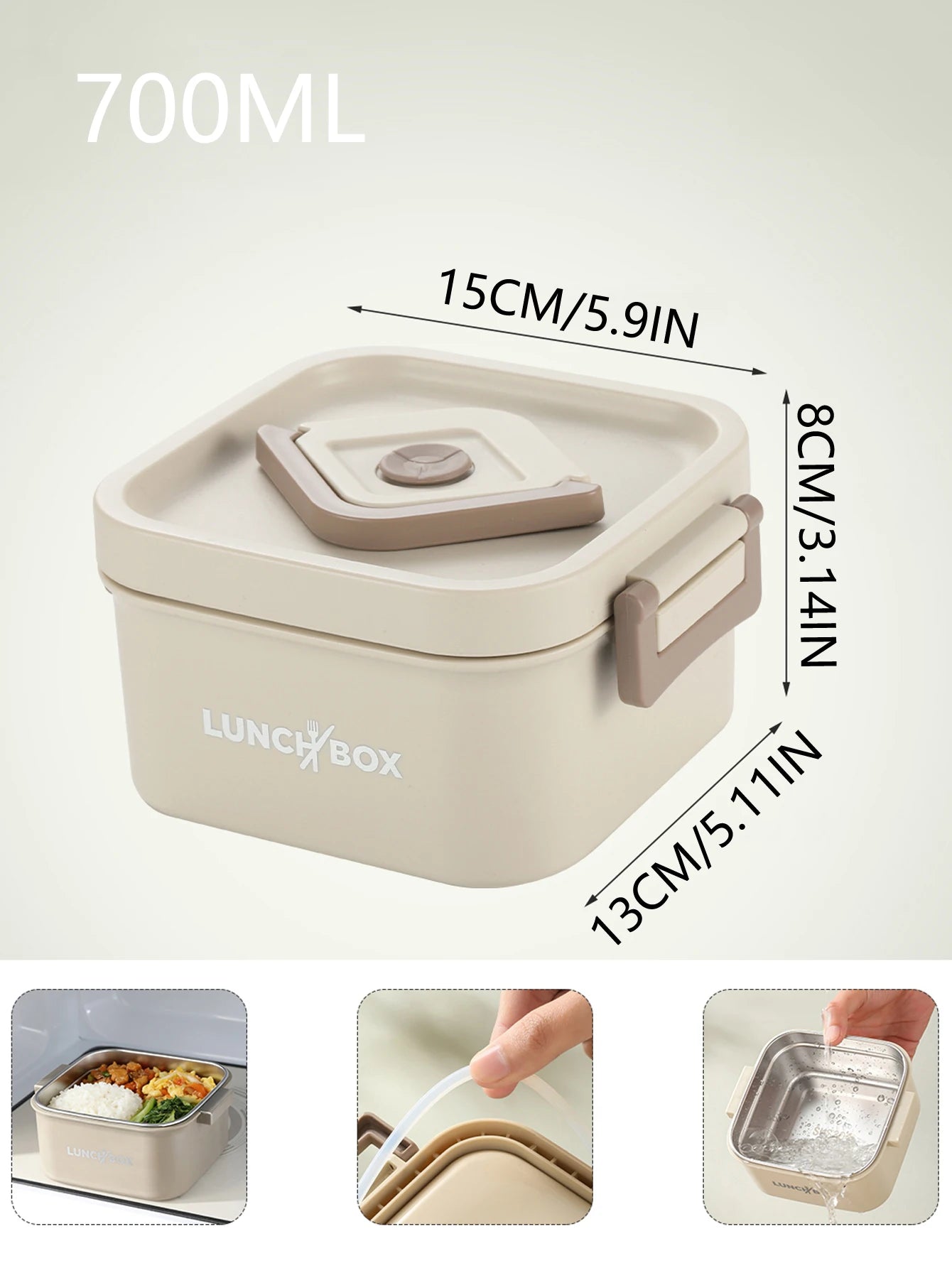 Set di Contenitori Bento Termici in Acciaio Inox – foto 8