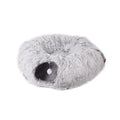 Cuccia a Tunnel Pieghevole in Peluche per Gatti