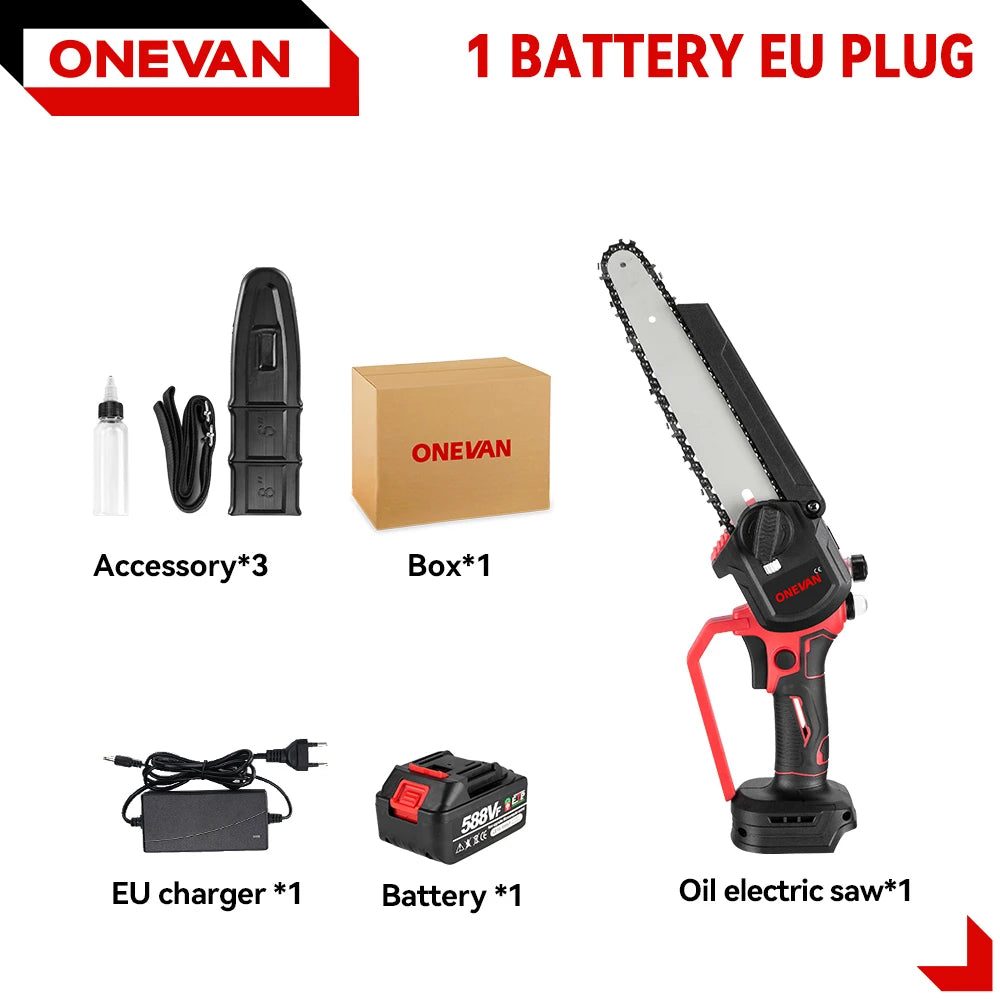 Motosega elettrica a batteria da 8 pollici, brushless – dettaglio 7