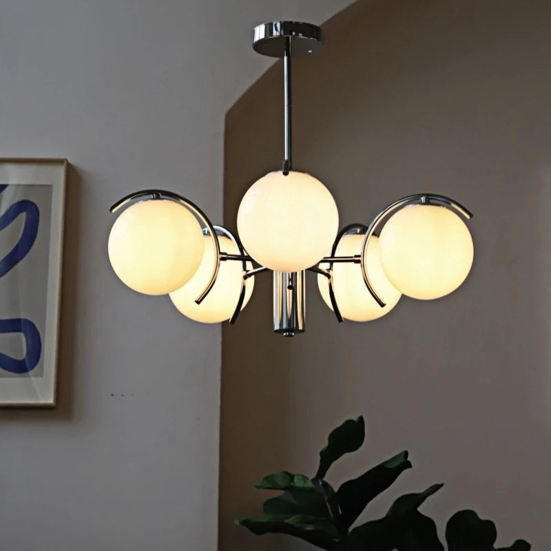 Lampadario LED nordico da 3 a 5 luci, anche in applique – dettaglio 1
