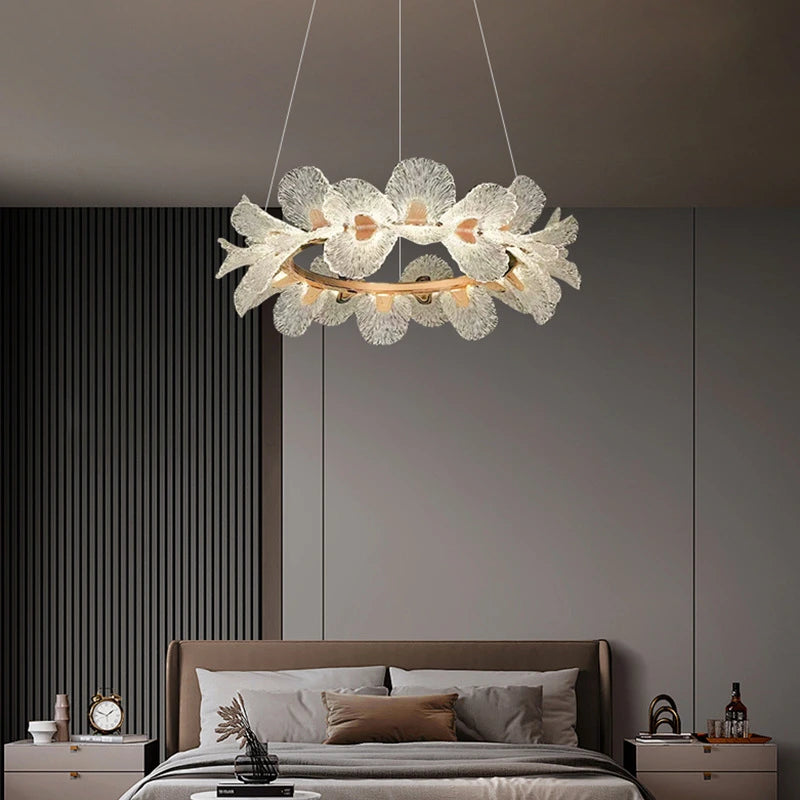 Lampada a sospensione LED a fiore, 50 o 60 cm – dettaglio 2