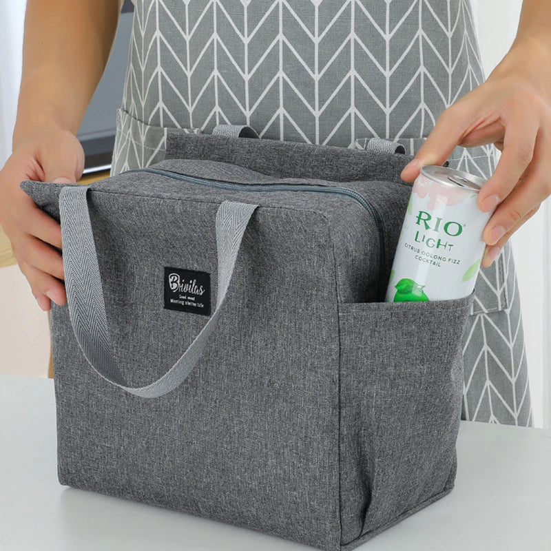 Borsa Termica Porta Pranzo con Doppia Tasca Isolata