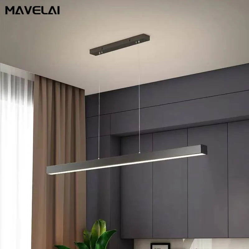 Lampadario LED minimalista da soffitto, 60-150 cm