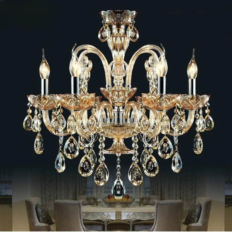 Lampadario di cristallo a LED, da 6 a 18 bracci – dettaglio 4