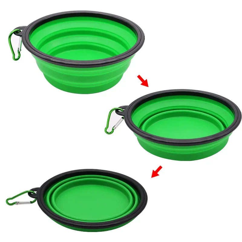 Ciotola pieghevole in silicone per cani e gatti, 350-1000 ml – dettaglio 5