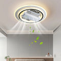 Ventilatore da soffitto a LED senza lama invisibile, telecomando, lampada da soffitto, decorazioni per la – foto 4