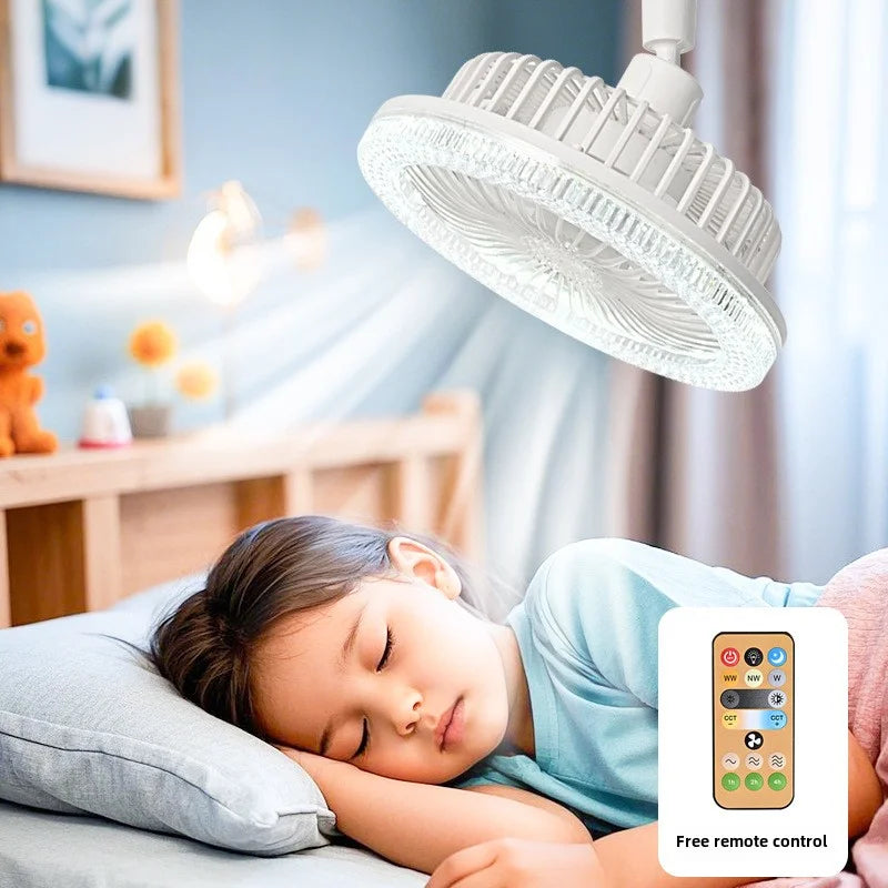 Ventilatore da soffitto LED con attacco E27 e telecomando – dettaglio 2