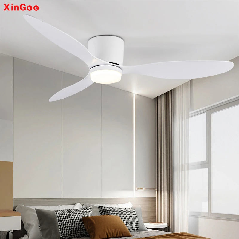Ventilatore da soffitto a filo con luce, 42 o 52 pollici