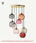 Lampadario in vetro colorato, da 3 a 8 luci – dettaglio 16