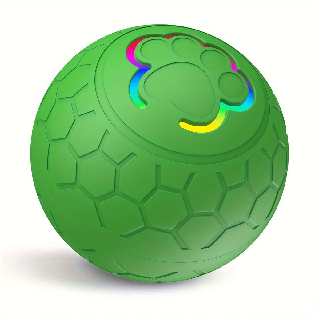 Palla interattiva per cani con luci RGB e rimbalzo automatico – dettaglio 7
